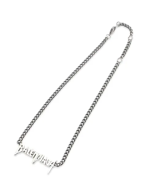 Balenciaga Pre-Owned collier Typo Metal (années 2010)