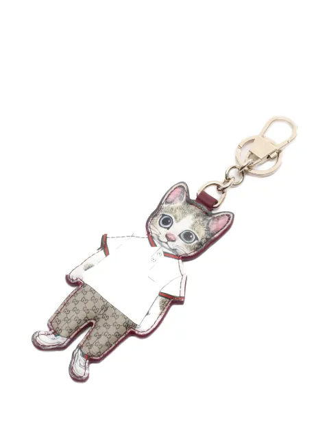 Gucci Pre-Owned x Yuko Higuchi 2020s Boris GG Supreme keyring