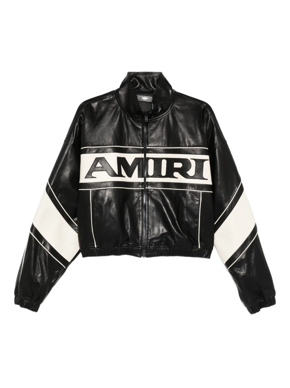 Amiri Logo-panelled Jacket In Black