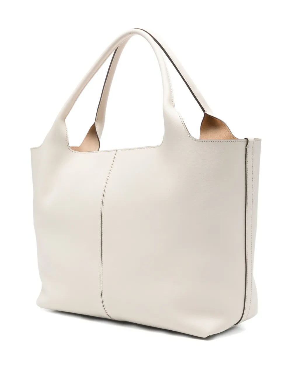 Tod's Medium-Small leren shopper Beige