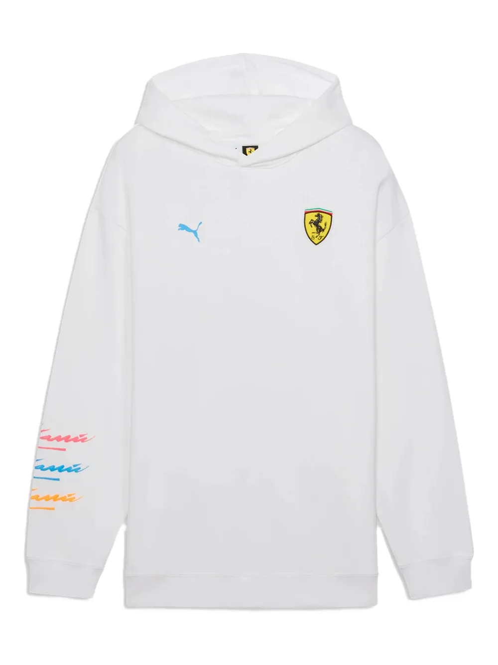 PUMA Scuderia Ferrari special edition graphic hoodie - Bianco