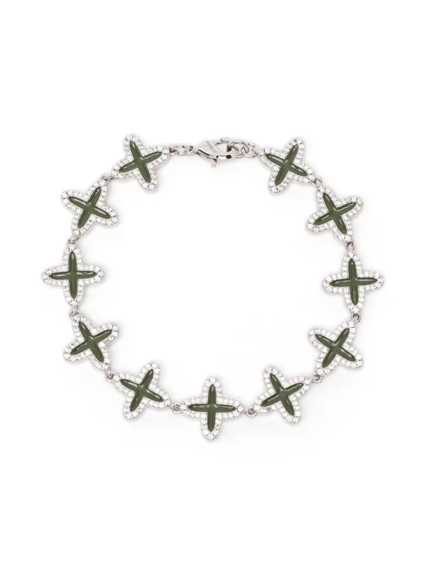 DARKAI クローバー ブレスレット | シルバートーン | FARFETCH JP