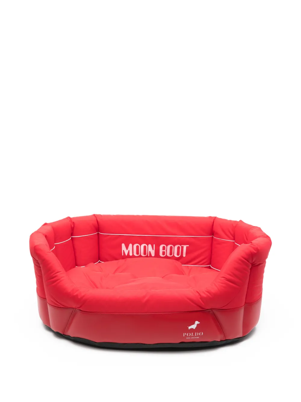 Moon Boot accesorio para mascotas con logo en colaboración con Poldo Dog Couture | rojo | Image 1