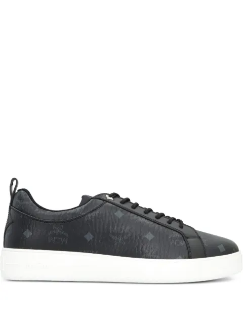 MCM Visetos logo print sneakers