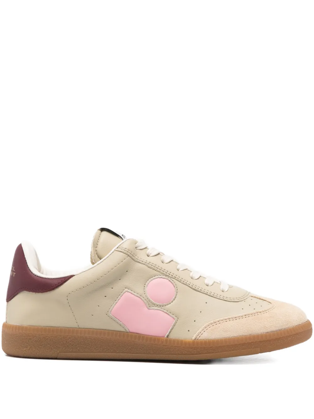 ISABEL MARANT logo low-top sneakers - Toni neutri