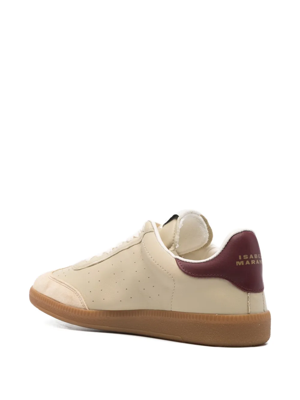ISABEL MARANT logo low-top sneakers Beige