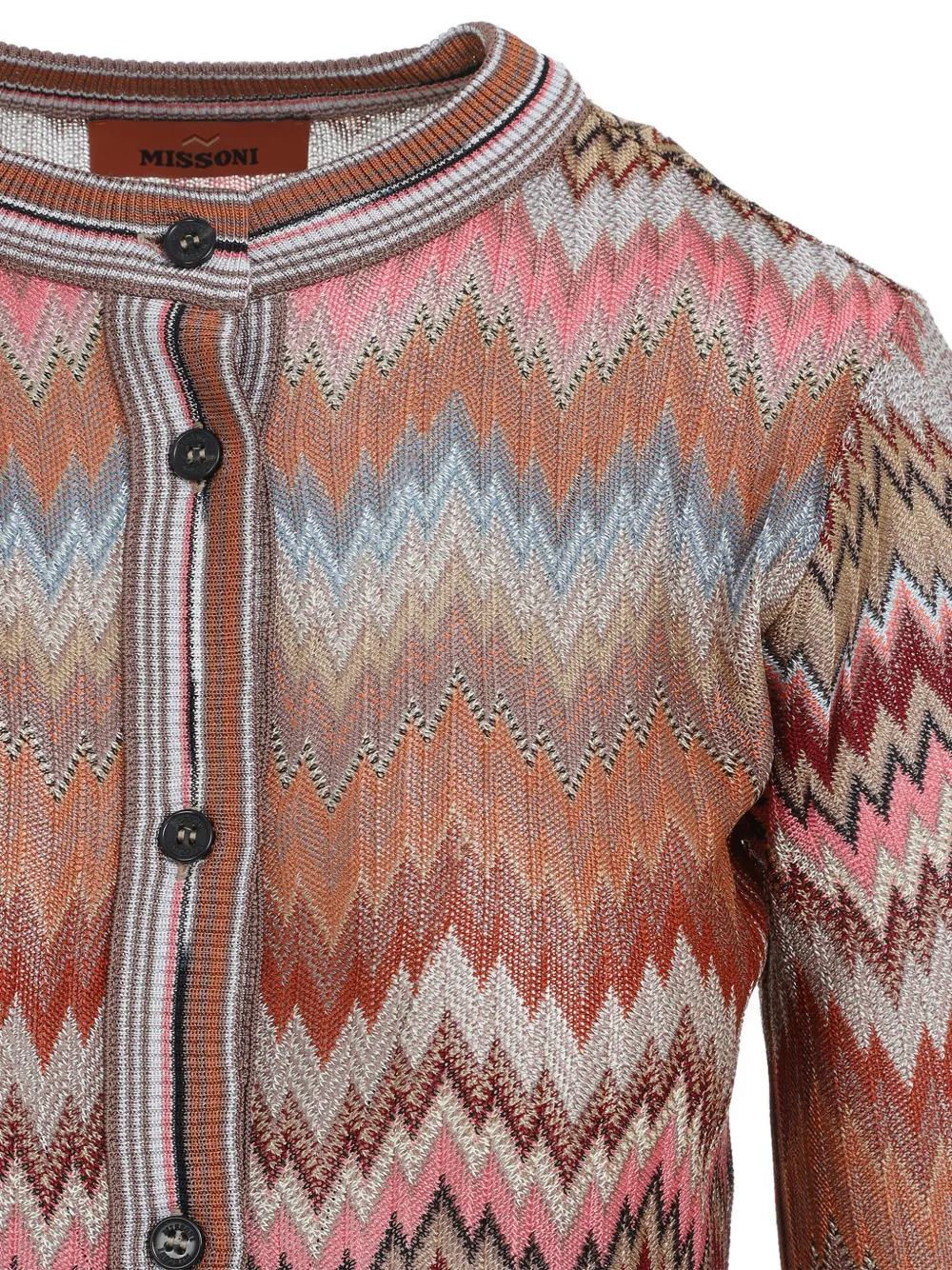 Missoni Button-up vest Bruin