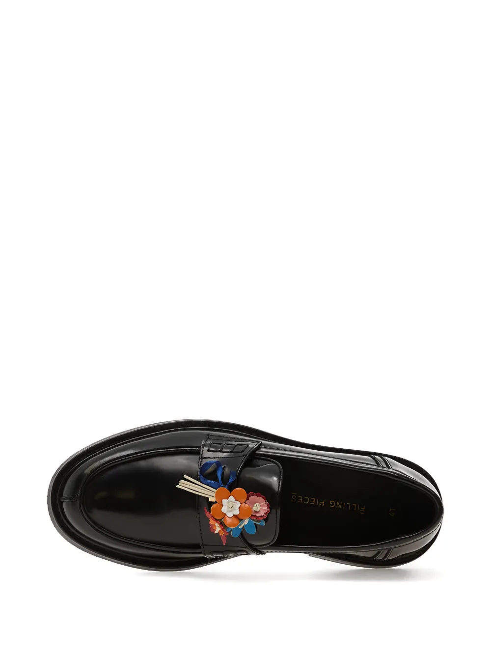 Filling Pieces Bouquet Loafers In Black