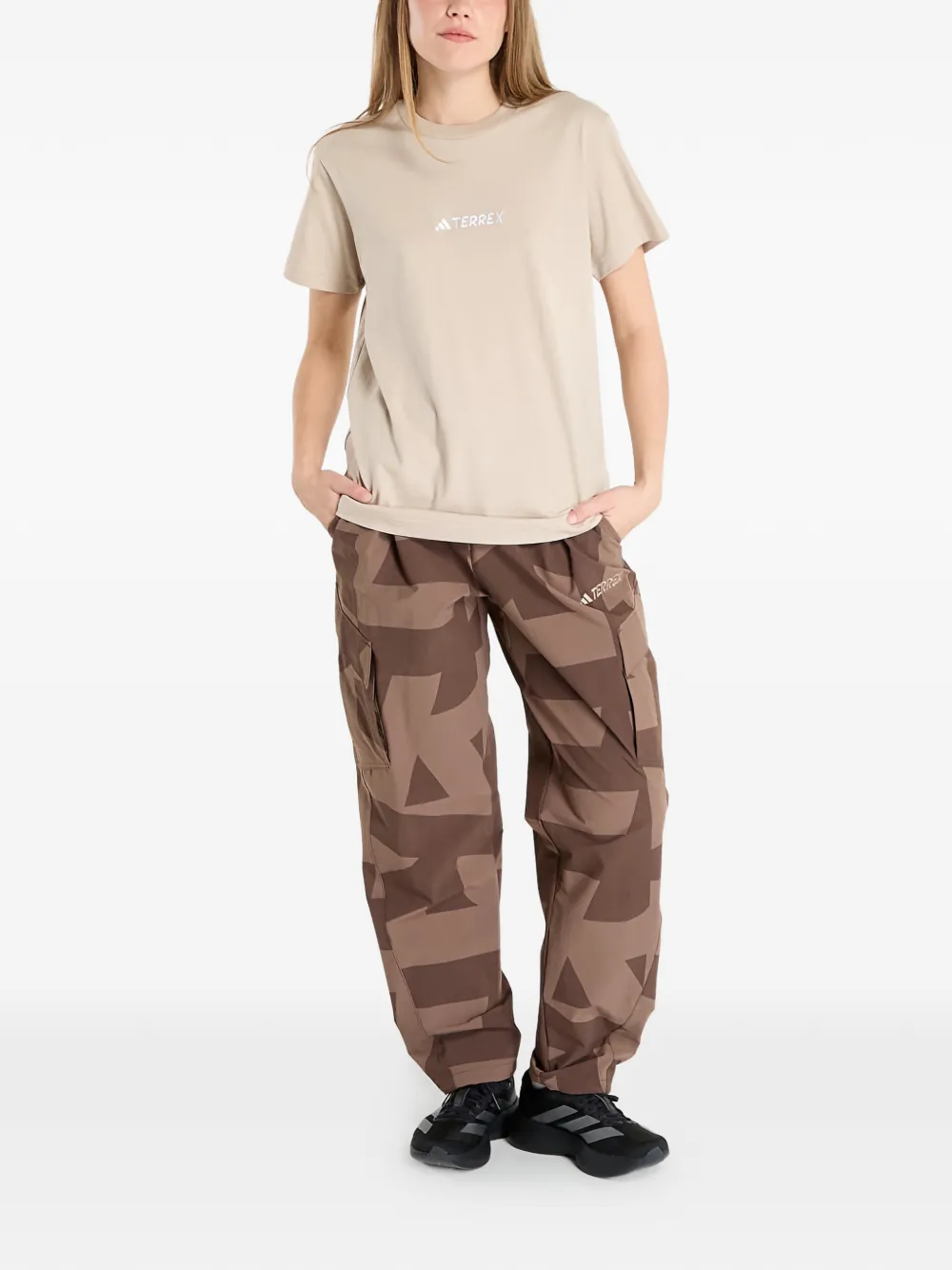 adidas Terrex Signature AOP T-shirt Beige