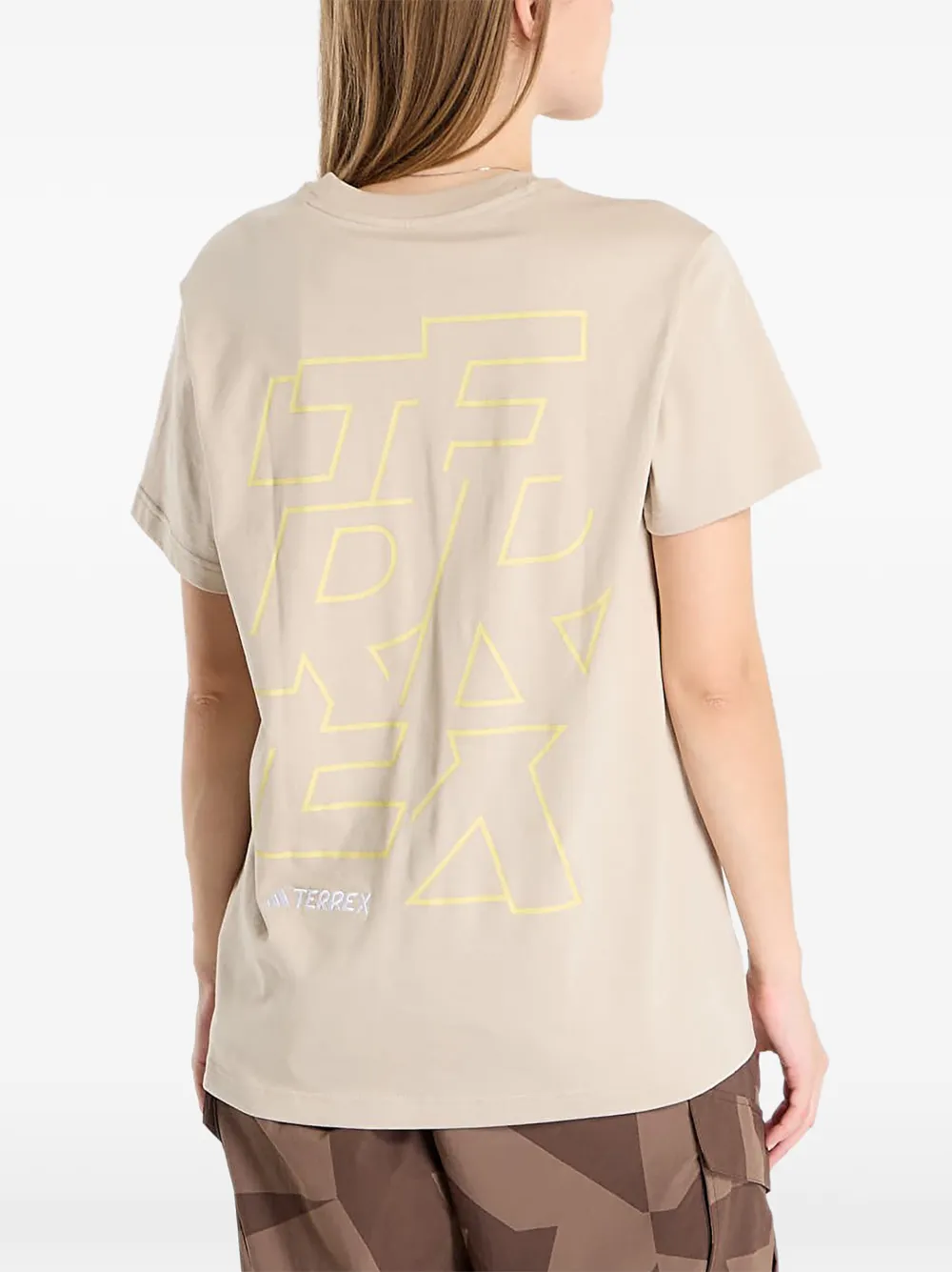 adidas Terrex Signature AOP T-shirt Beige