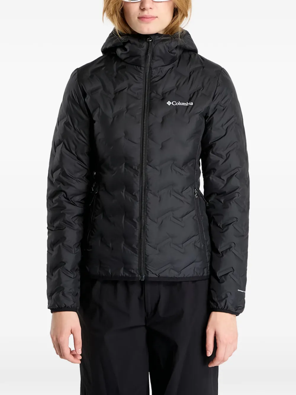 Columbia Delta Ridge II hooded puffer jacket - Nero
