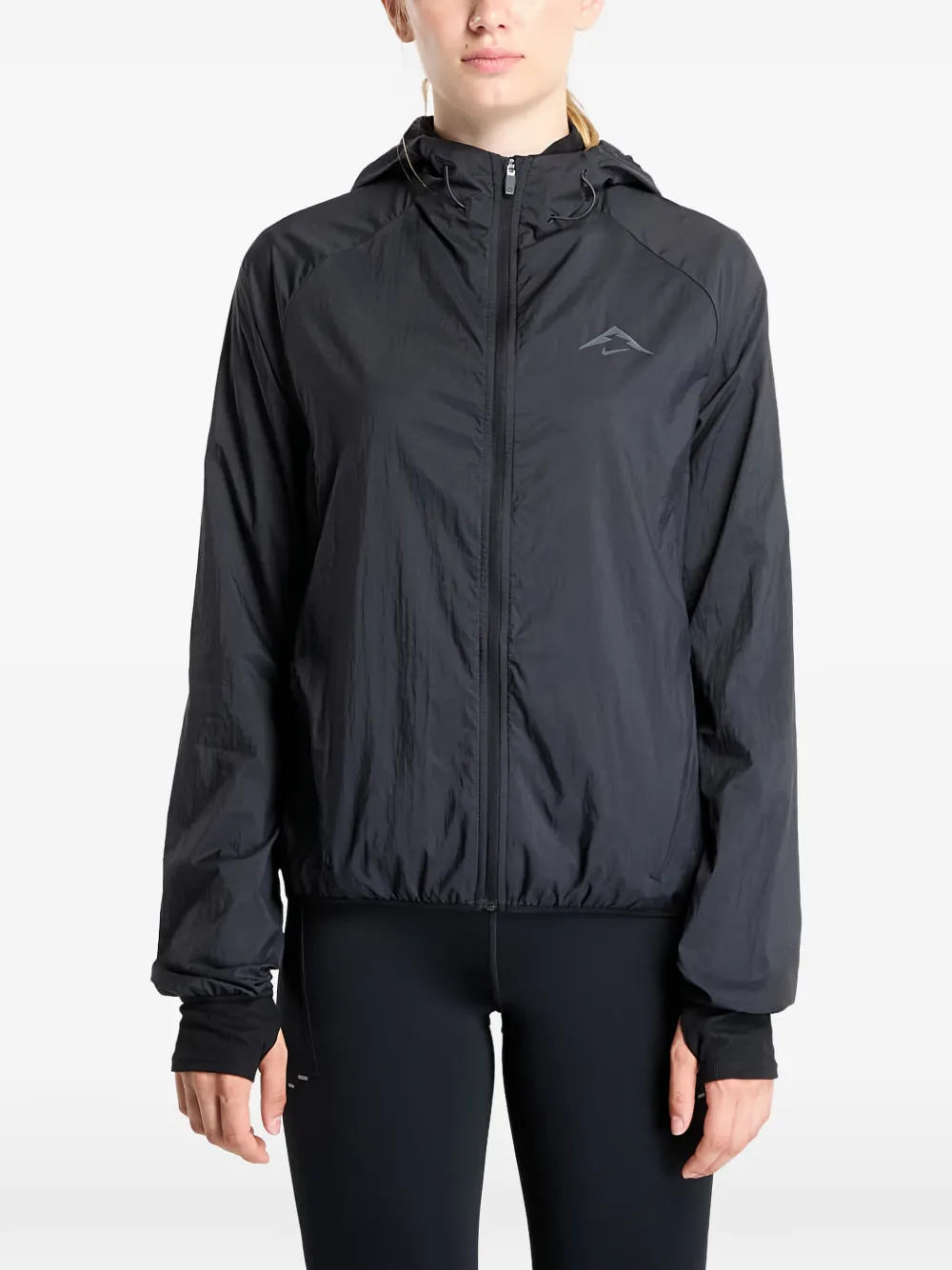  Nike Trail Hooded Jacket - Black 