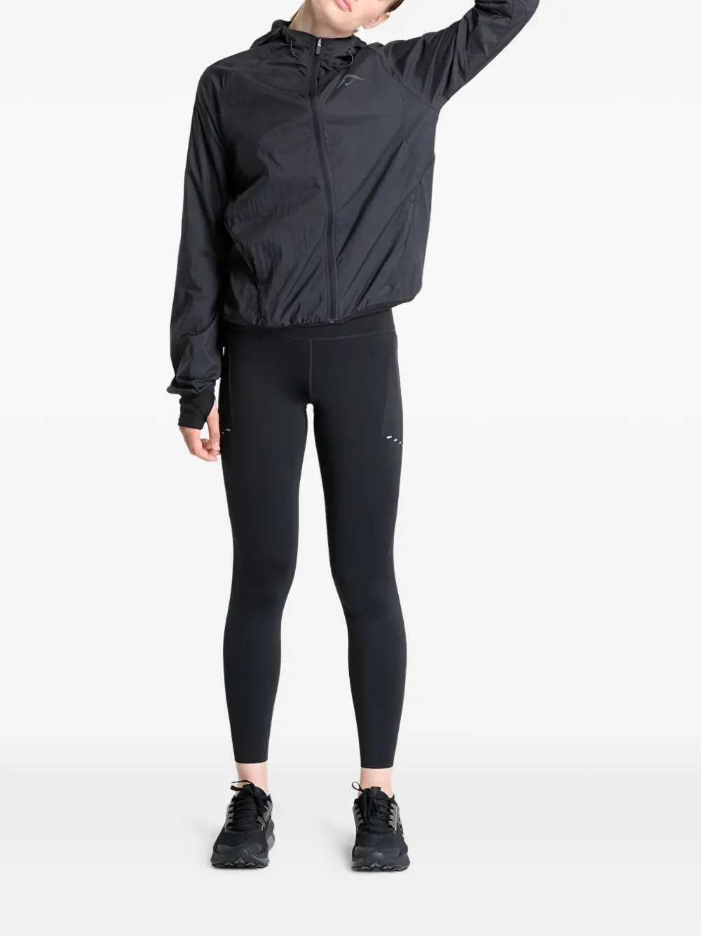 Nike Trail hooded jacket - Zwart