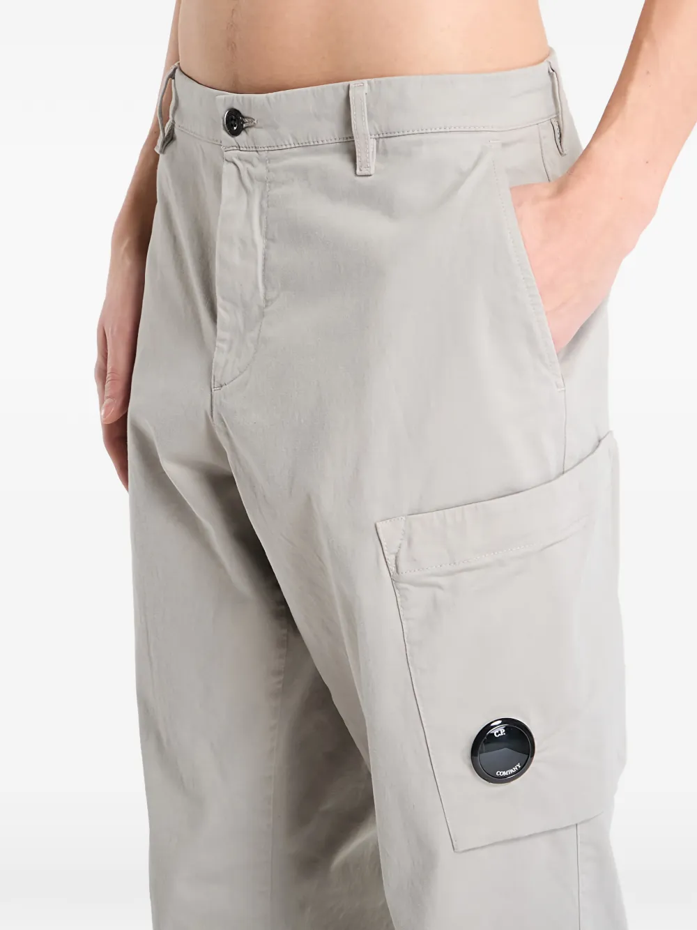 C.P. Company Broek met cargo zak Beige