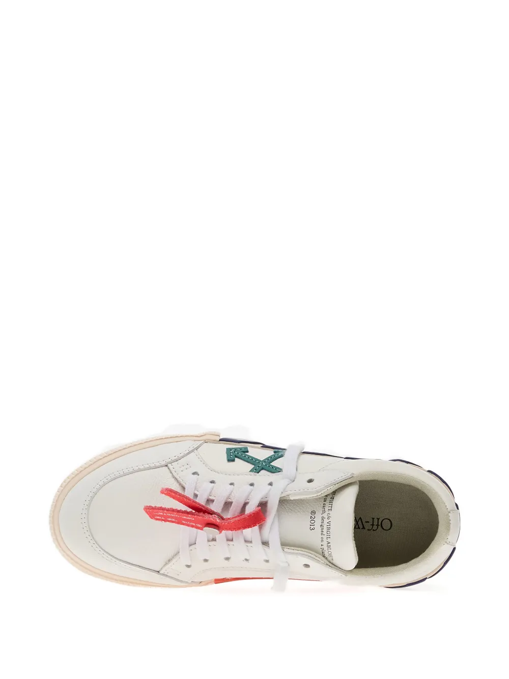 Off-White Vulcanized leren sneakers Wit