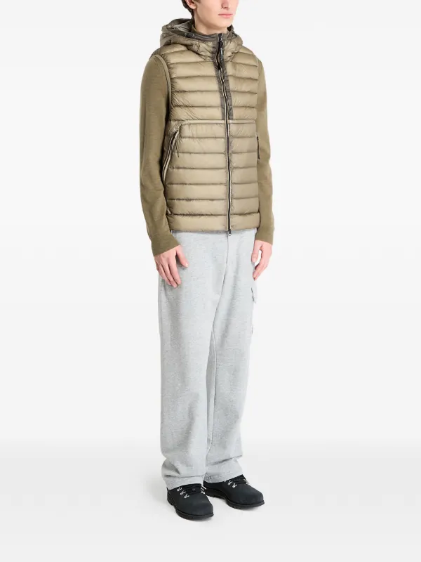 C.P. Company フーデッドジップベスト | ニュートラル | FARFETCH JP