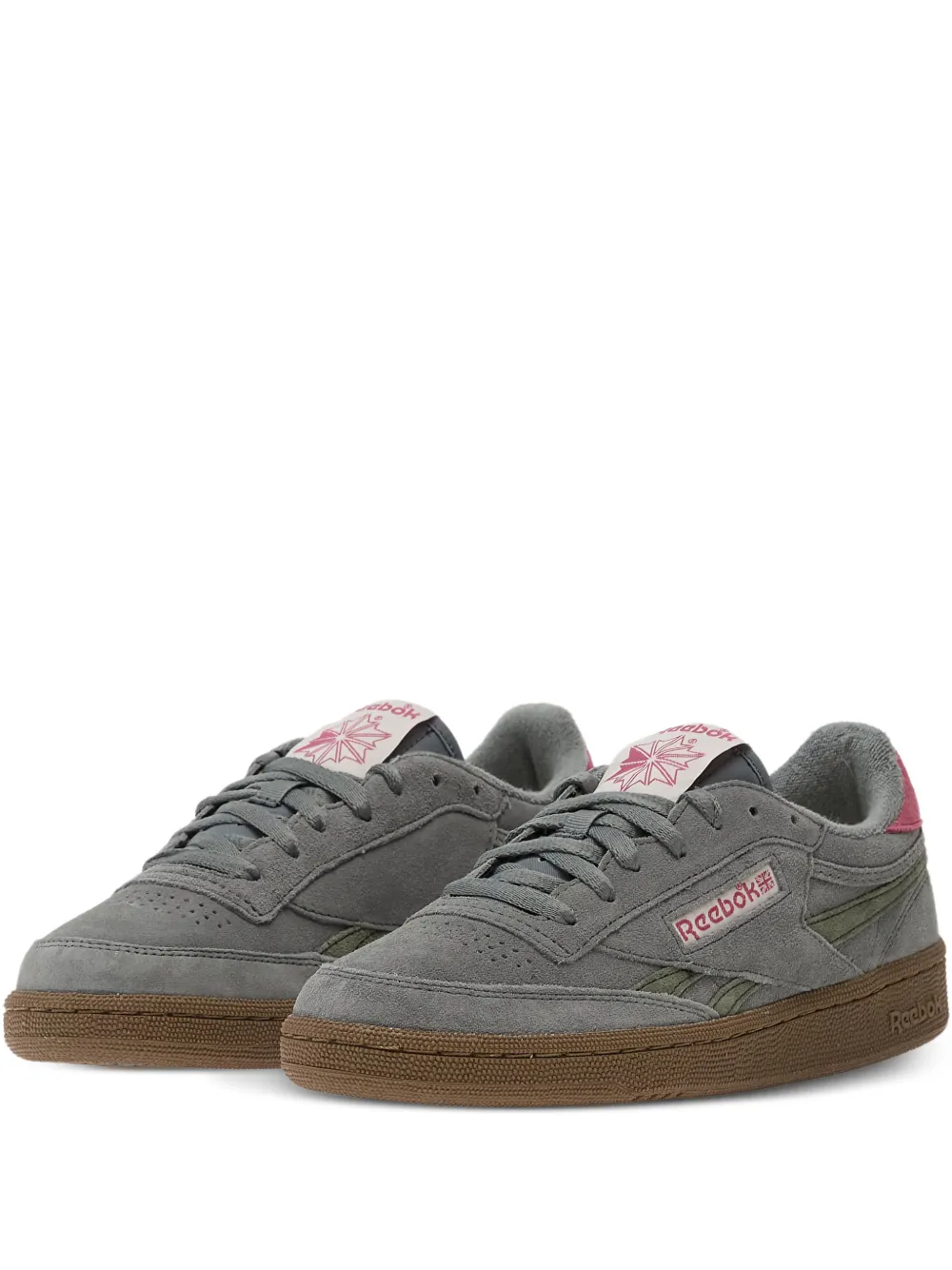 Reebok Club C Revenge suede panelled sneakers - Grigio