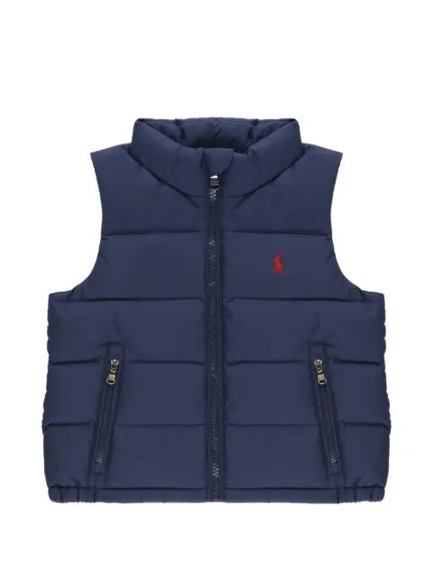 POLO RALPH LAUREN KIDS padded zip-pocket gilet