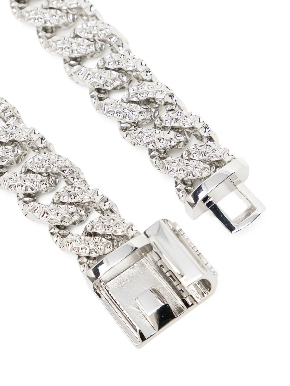  Darkai Collar Xl Cuban - Plateado 
