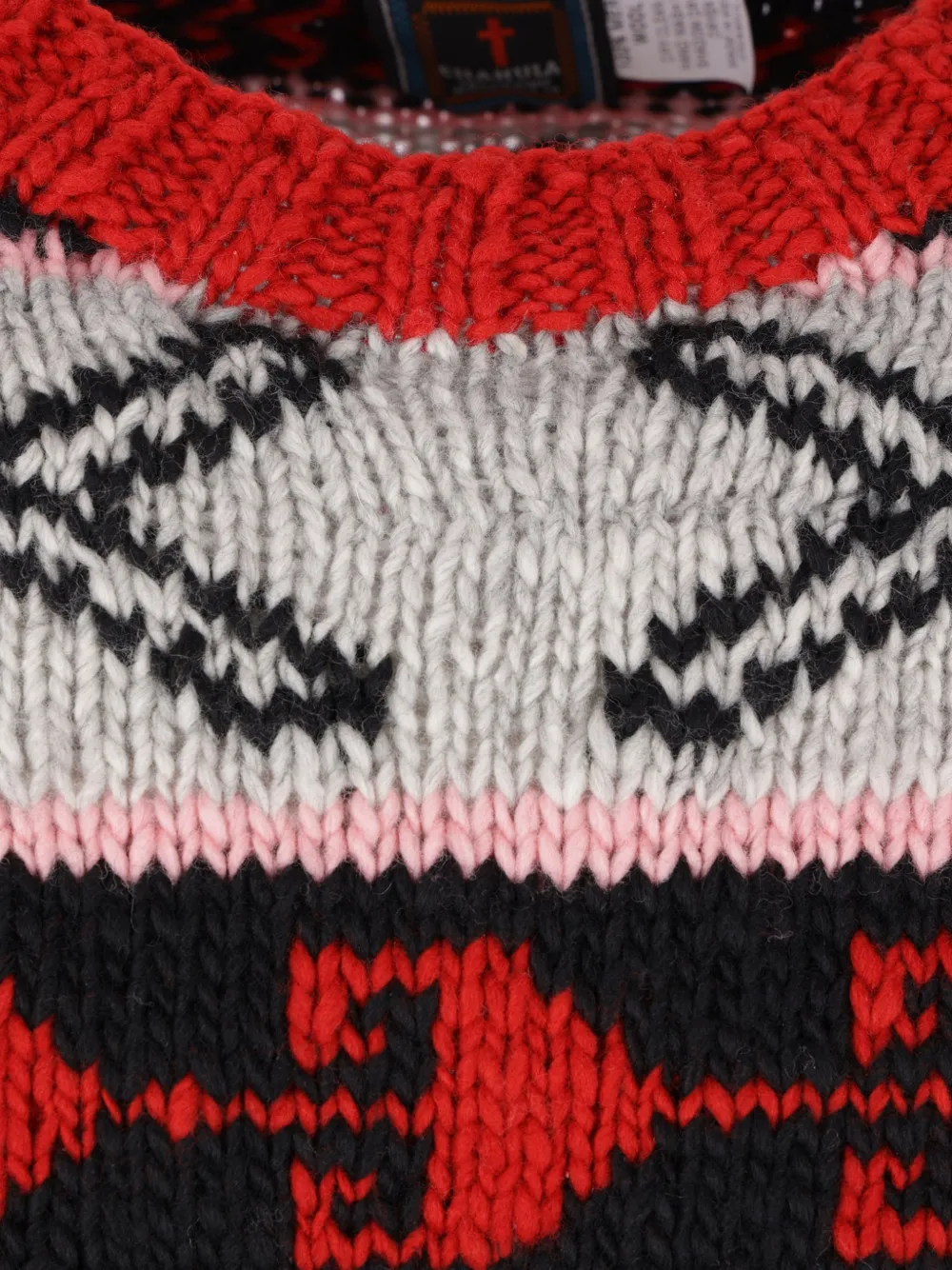  Chamula Geometric-pattern Sweater - Black 