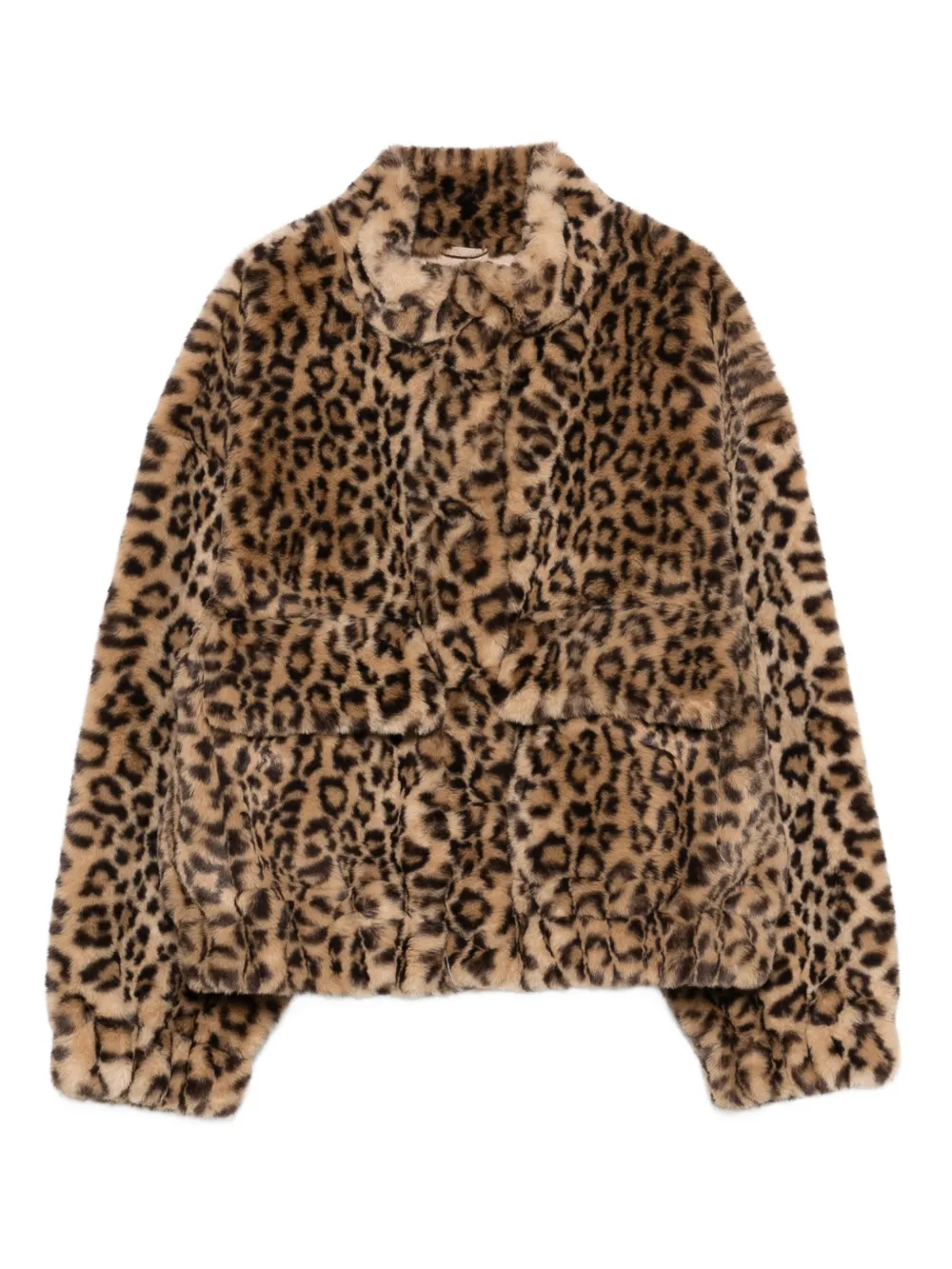 Ba&Sh leopard-print jacket - Marrone