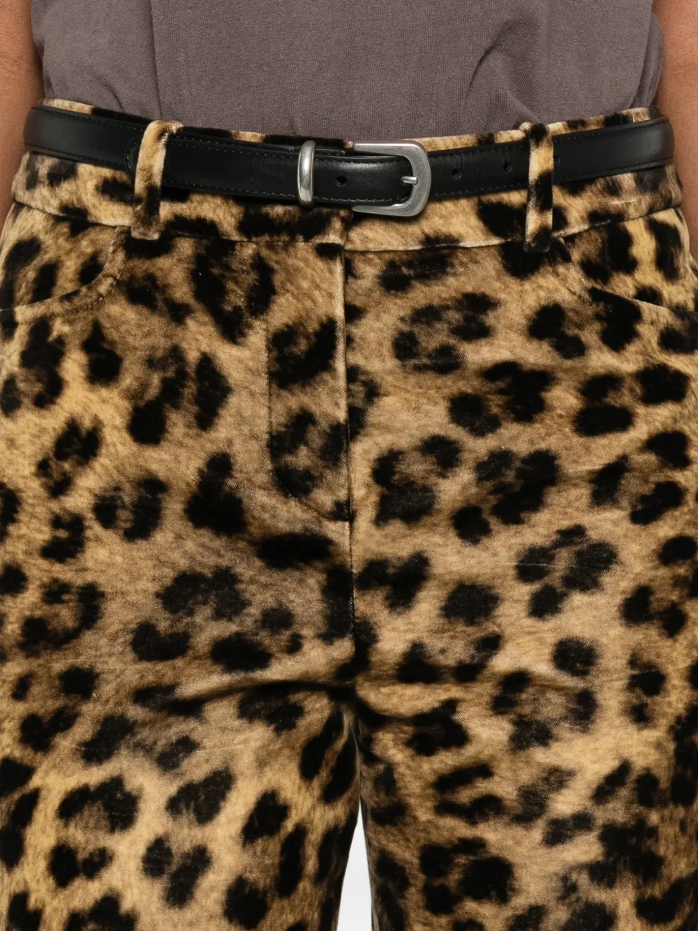 Ba&Sh Broek met dierenprint Bruin