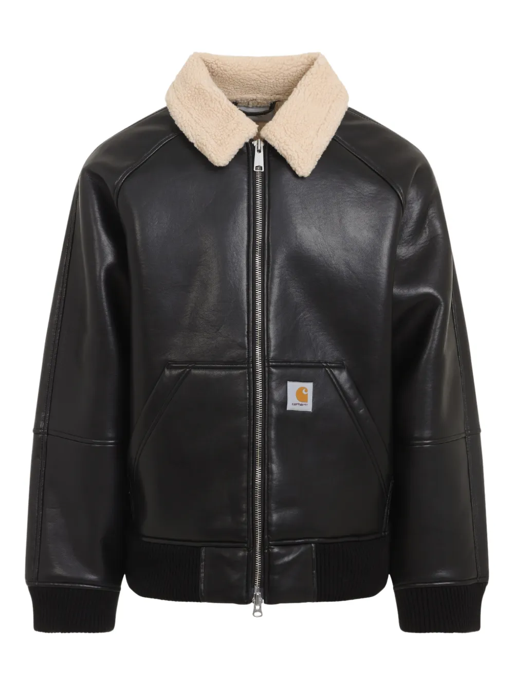 Carhartt WIP zip-fastening jacket | Black | Image 1