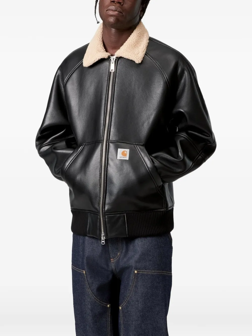 Carhartt WIP Jack met ritssluiting Zwart