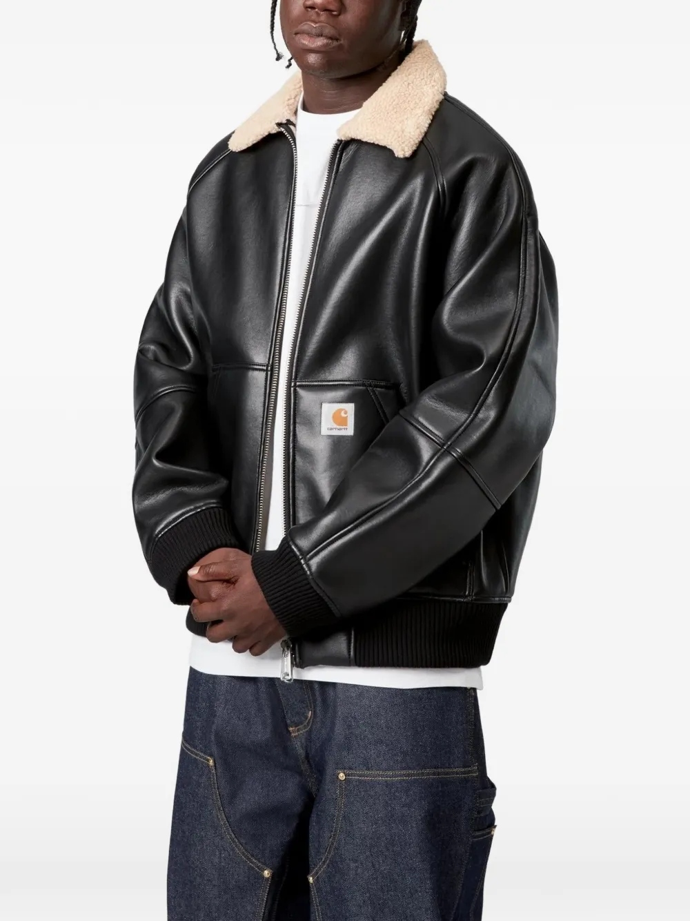Carhartt WIP Jack met ritssluiting Zwart
