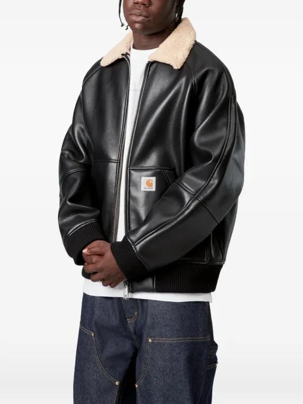 Carhartt ジップアップジャケット ブラック Carhartt WIP ジップアップ ジャケット | ブラック | FARFETCH JP