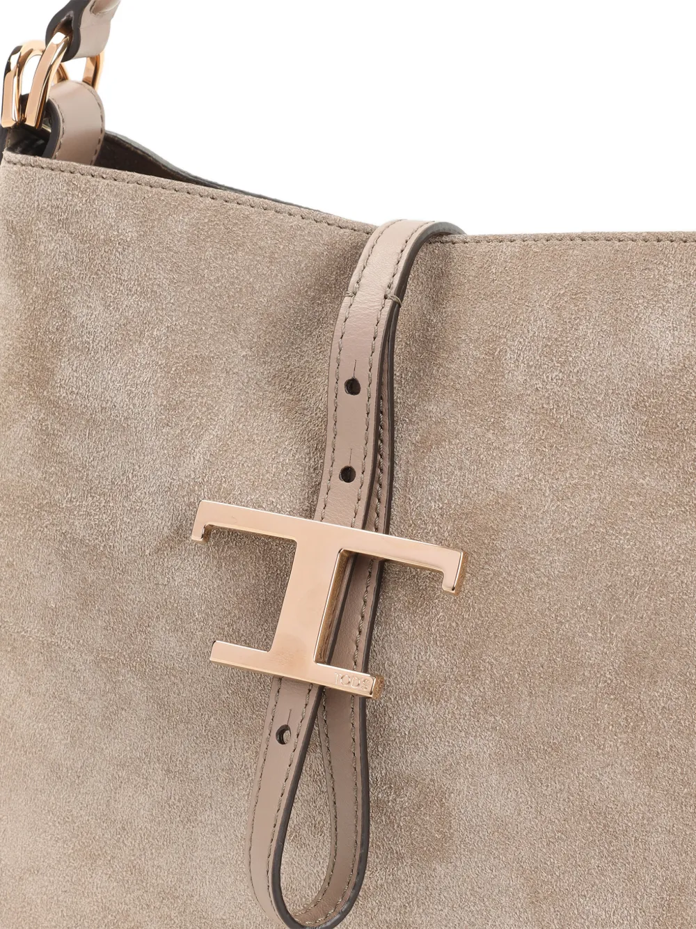  Tod's Suede Tote Bag - Neutrals 