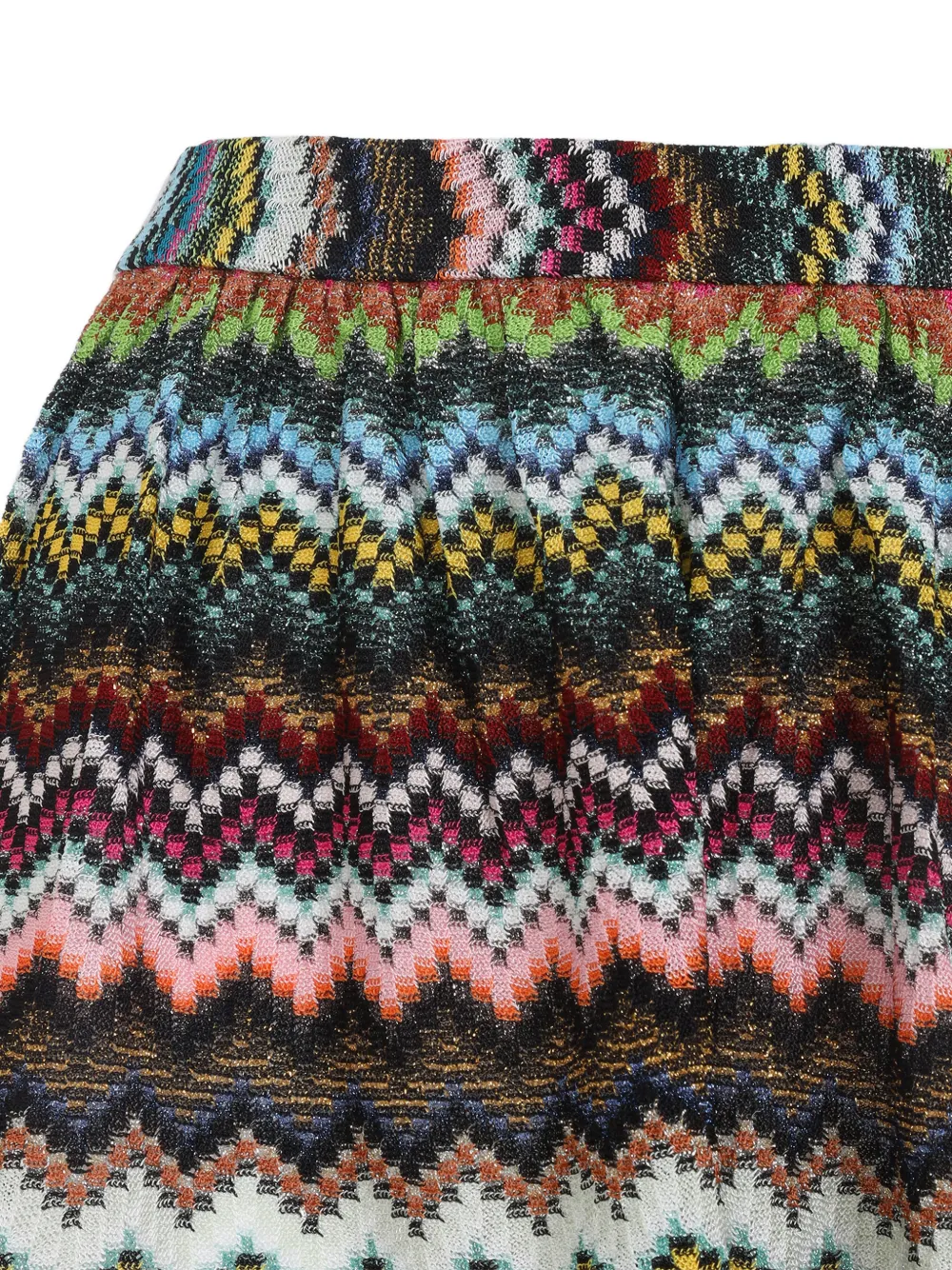  Missoni Chevron High-waisted Shorts - White 