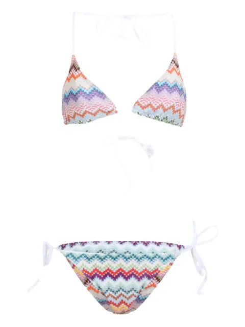 Missoni chevron-pattern bikini 