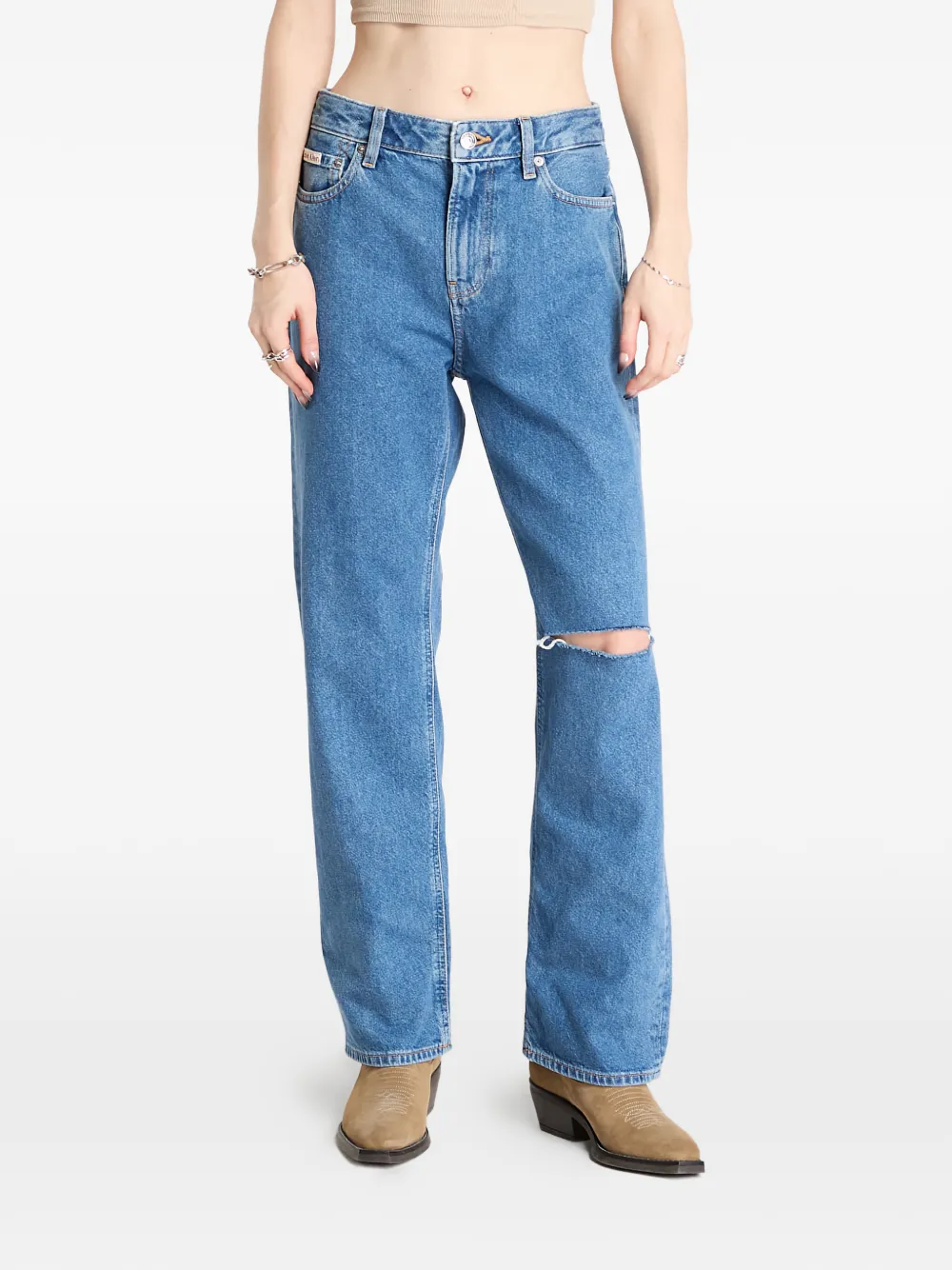 Calvin Klein ripped jeans - Blauw