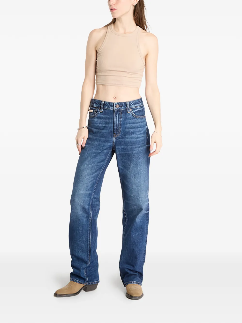 Calvin Klein 90's Straight Jeans In Blue