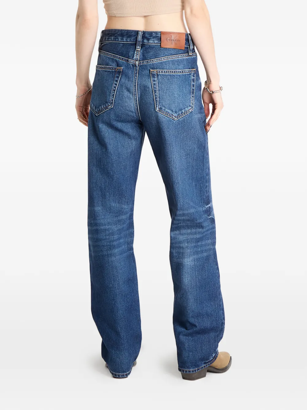 Calvin Klein 90's Straight Jeans In Blue