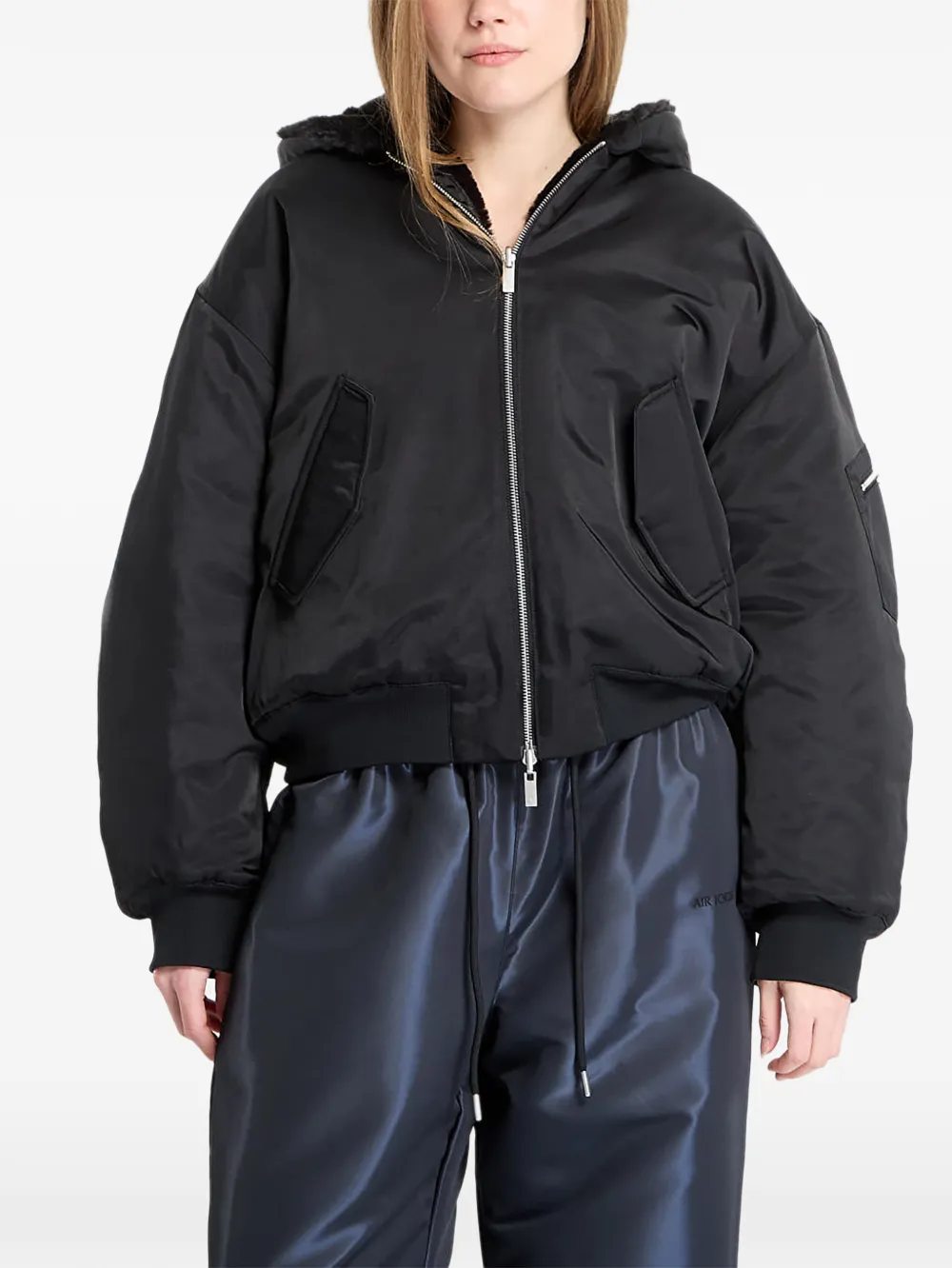 Jordan Renegade Flight jack met capuchon Zwart