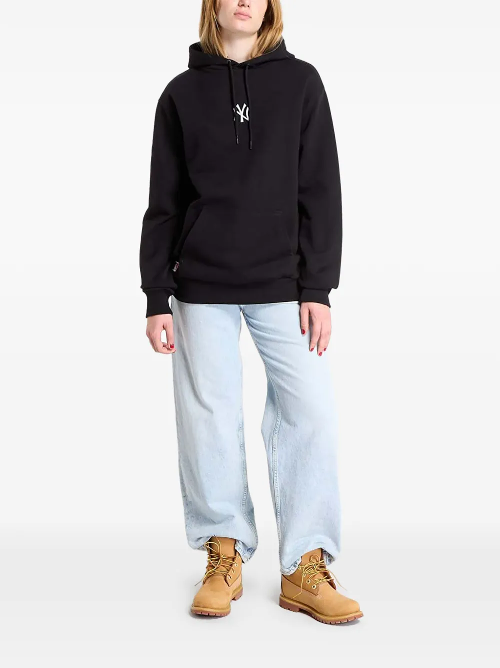 NEW ERA CAP MLB Nos Le Midi hoodie met trekkoord Zwart