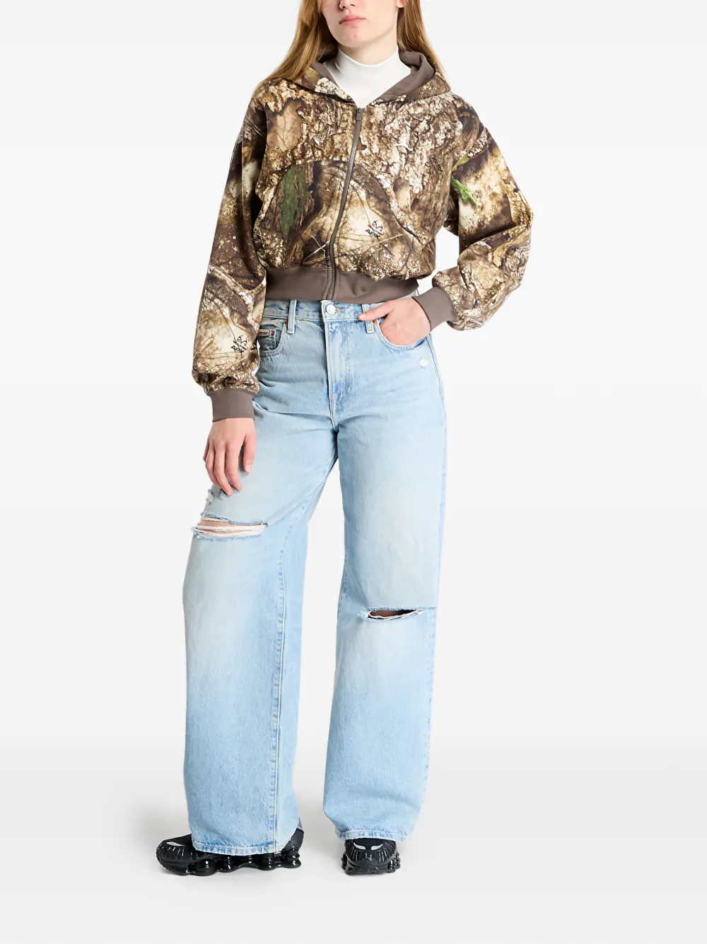 Jordan Brooklyn zip-up hoodie - Bruin