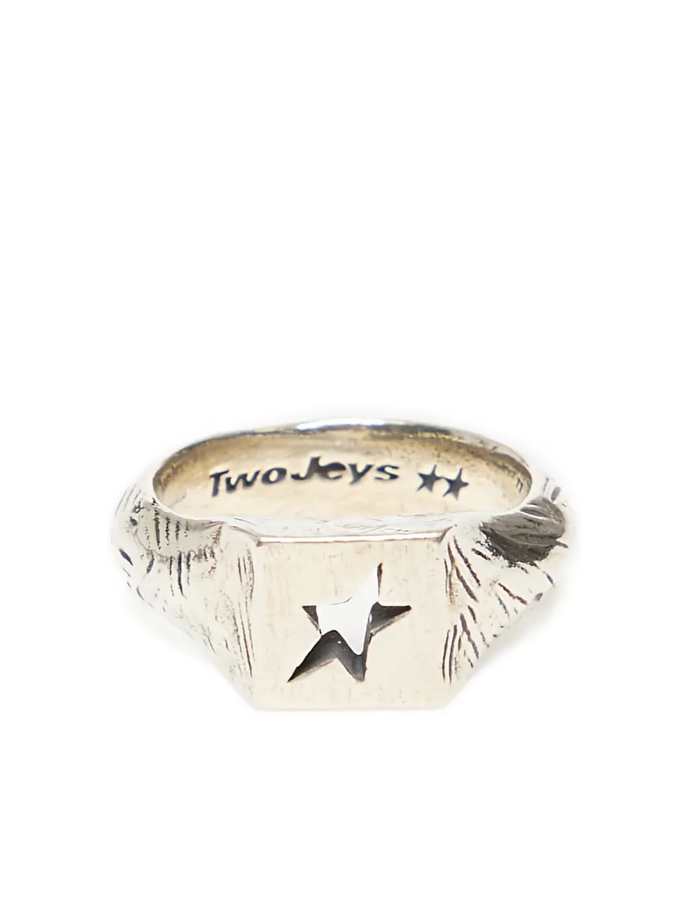 TWOJEYS Hollow star ring - Argento