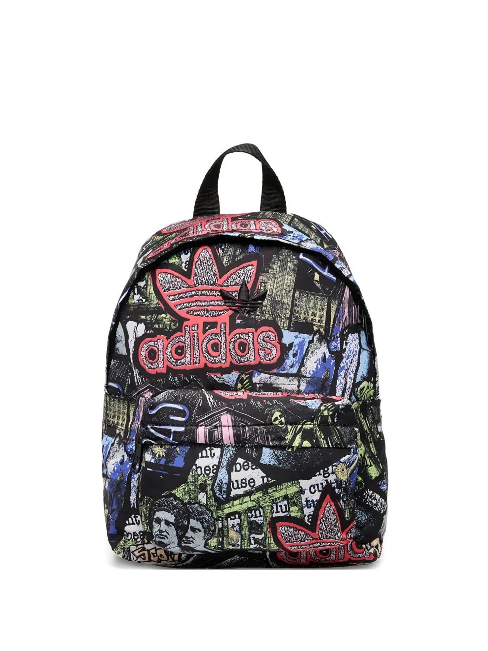 adidas x Jeremy Scott mini printed backpack | Black | Image 1