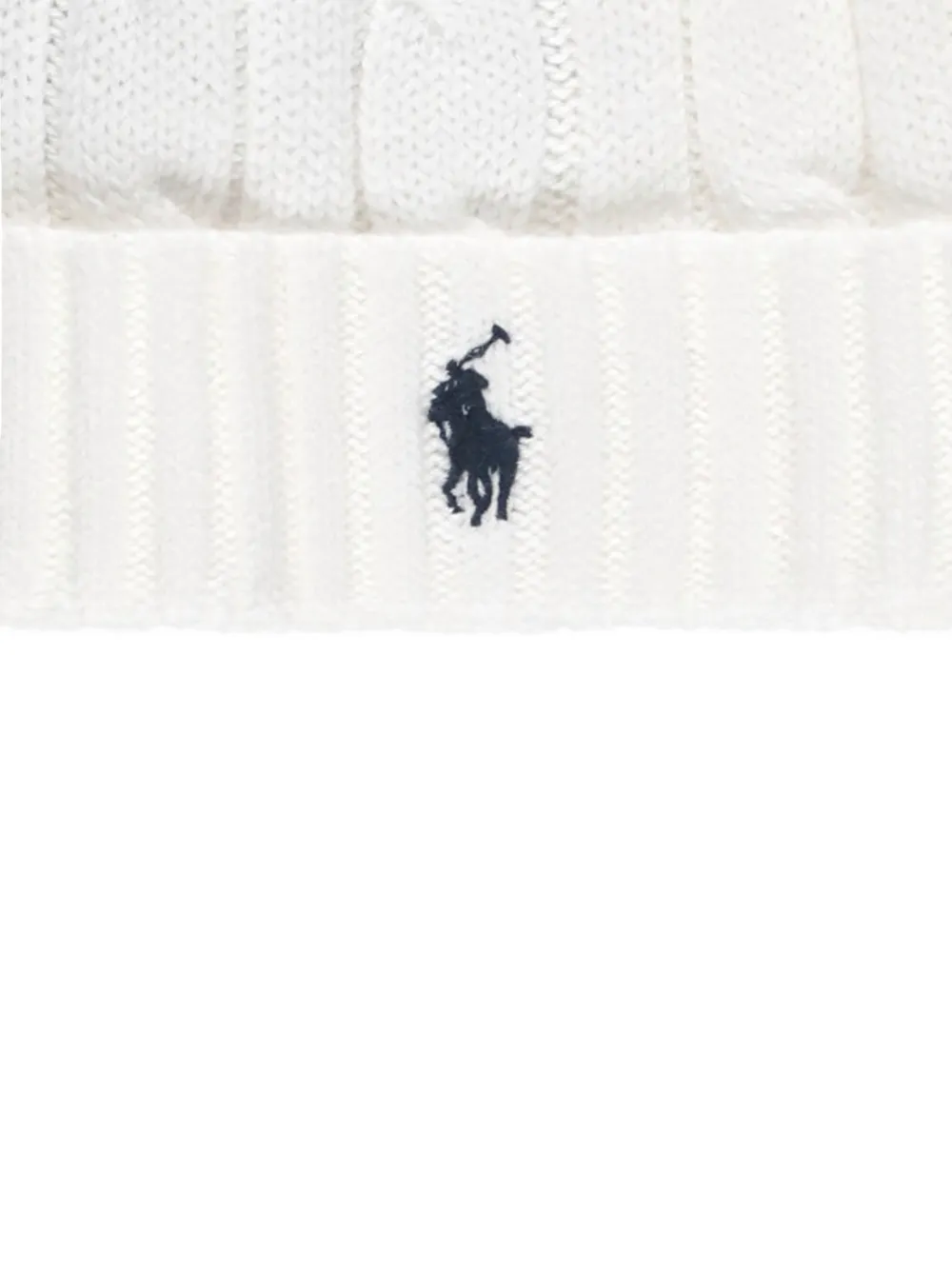 POLO RALPH LAUREN KIDS Kabelgebreid romperset Wit