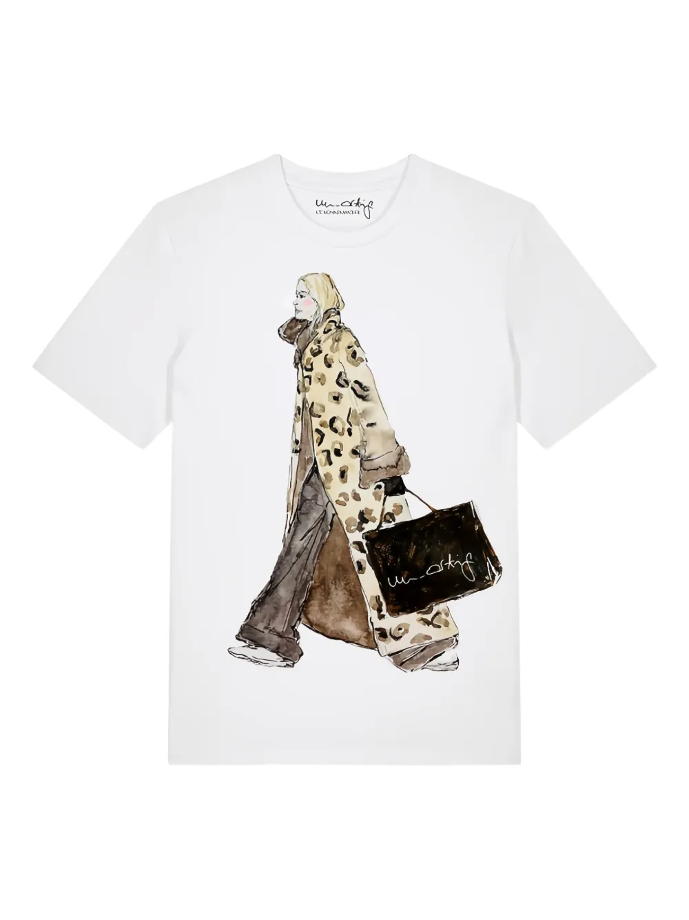 un-artig playera estampada | blanco | Image 1