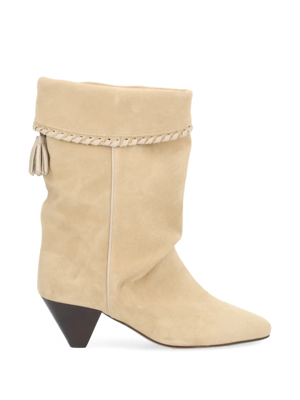 ISABEL MARANT Dalby tassel boots - Nude