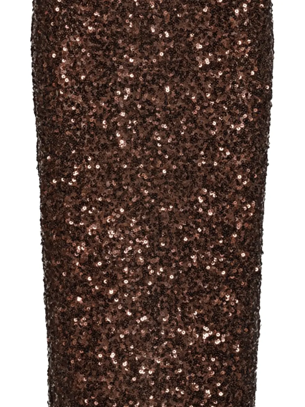 ROTATE BIRGER CHRISTENSEN sequin-embellished midi skirt - Bruin