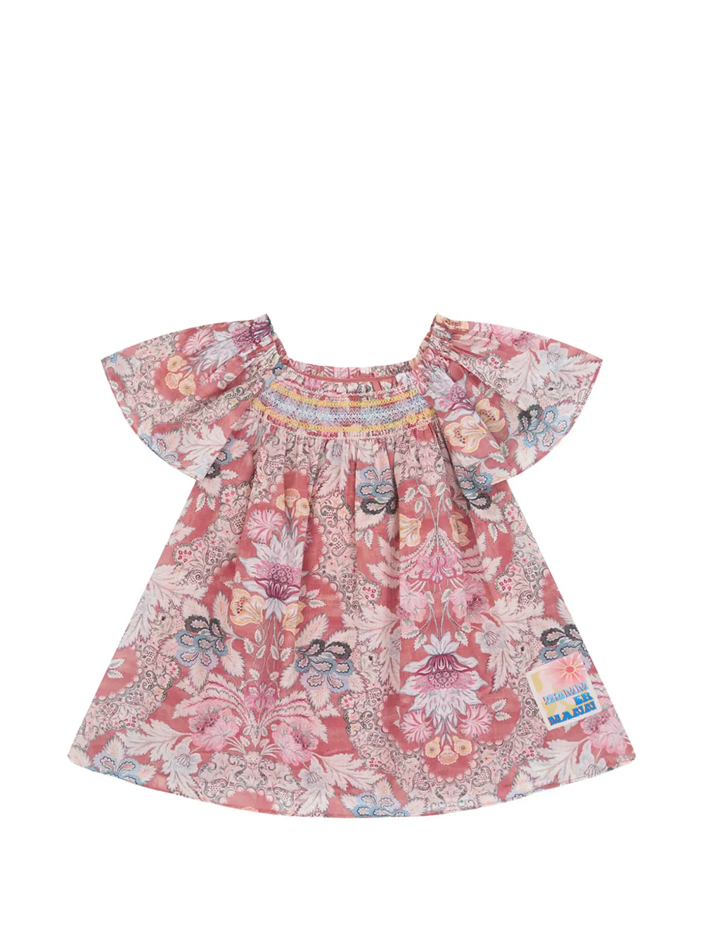 ZIMMERMANN Kids Daylight floral-print dress - Pink