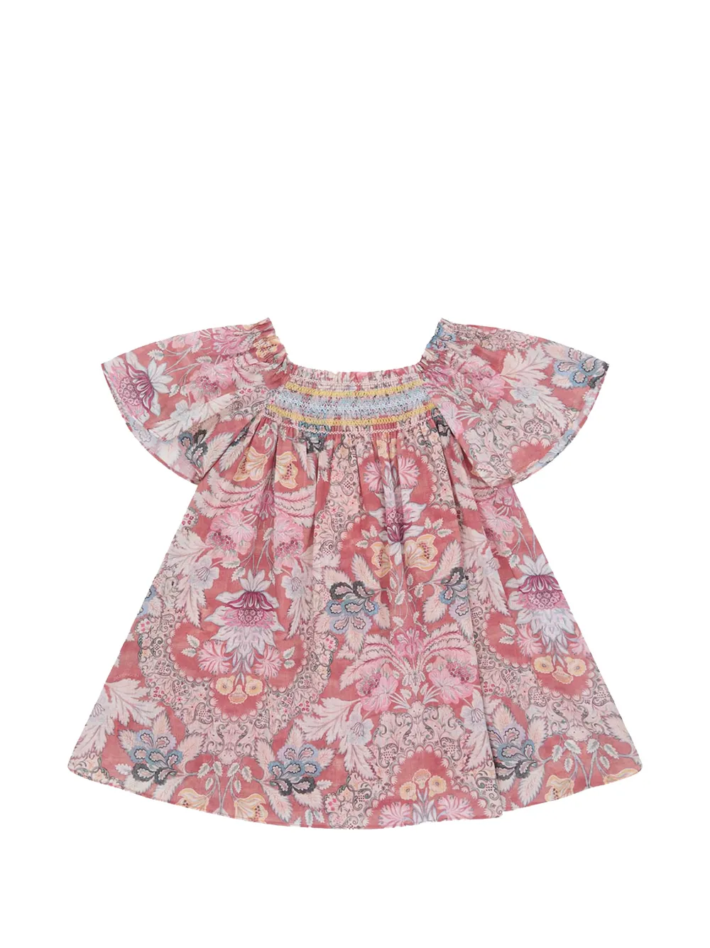 ZIMMERMANN Kids Daylight jurk met bloemenprint Roze