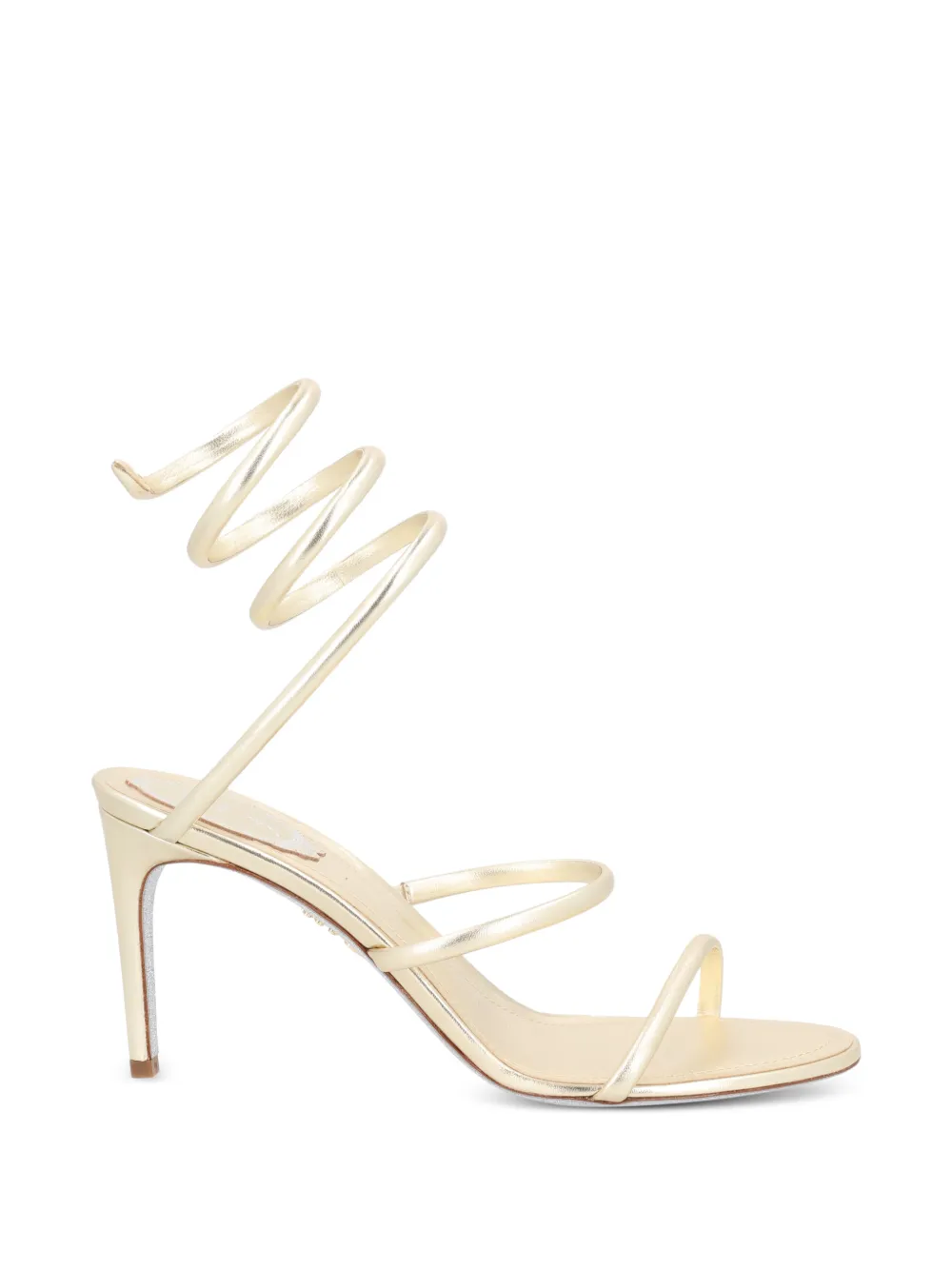 René Caovilla spiral-detail pumps - Oro