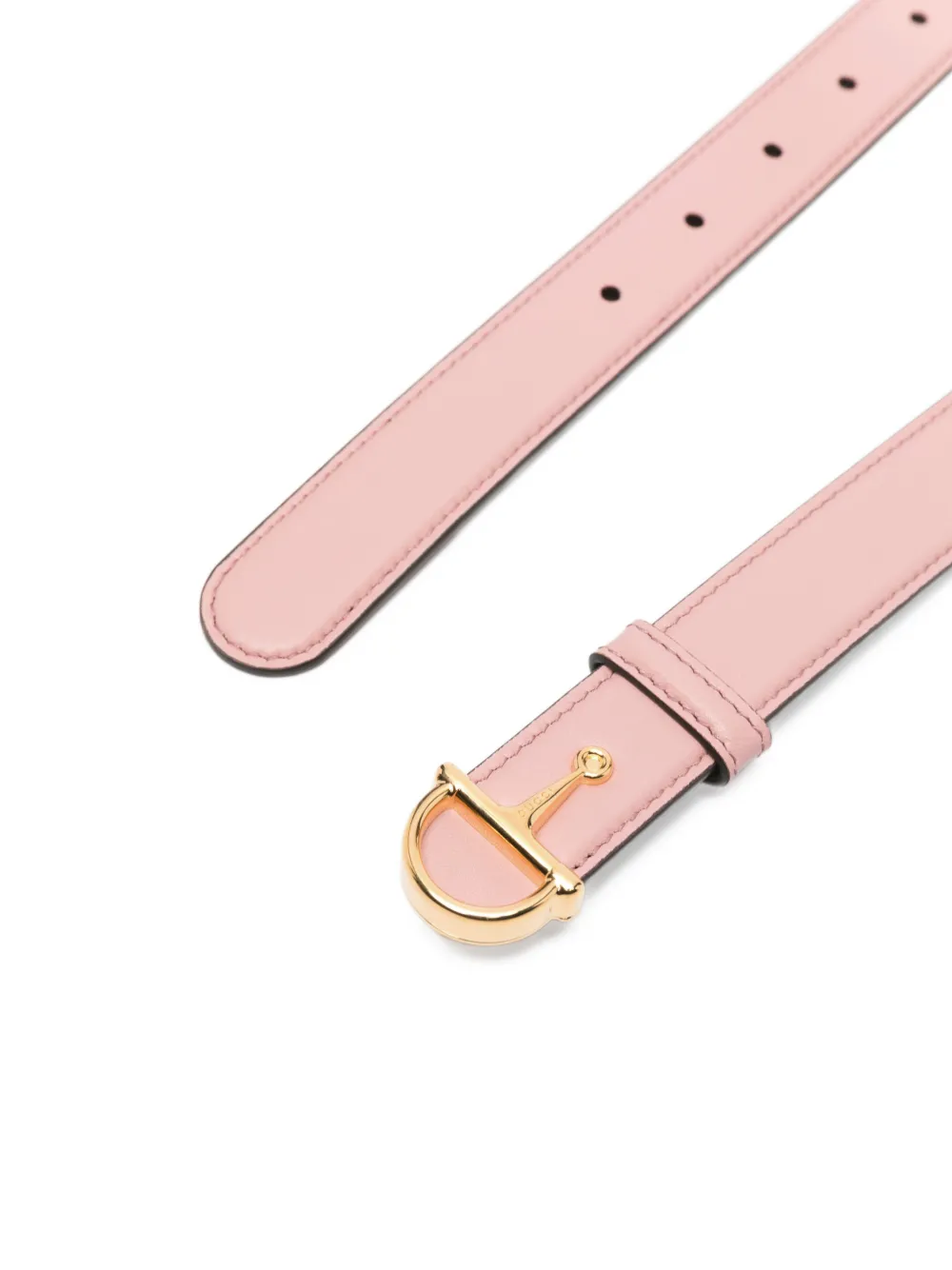 Gucci Gespriem met horsebit - Roze