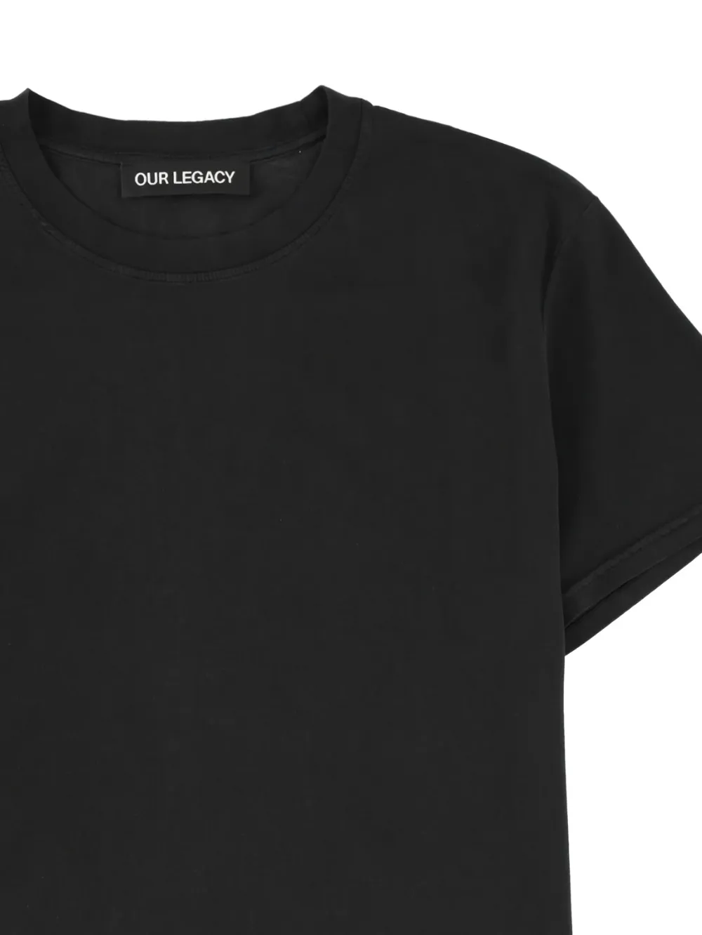 OUR LEGACY Jersey T-shirt Zwart